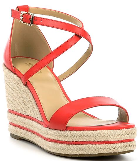 michael kors sandalen cayla|Michael Kors platform wedge espadrille.